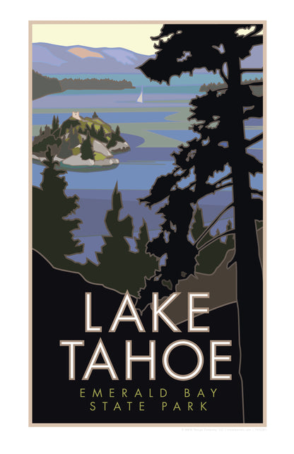 Lake Tahoe, Emerald Bay - Poster