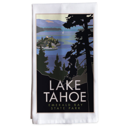 Lake Tahoe, Emerald Bay -Tea Towel