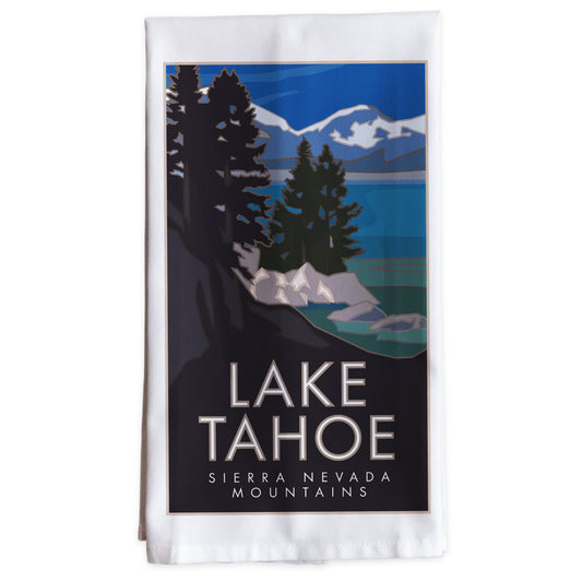 Lake Tahoe, California -Tea Towel