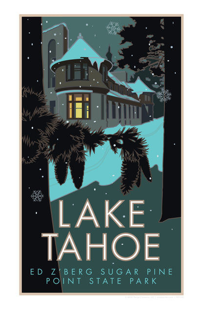 Lake Tahoe, Sugar Pine Point State Park - Poster