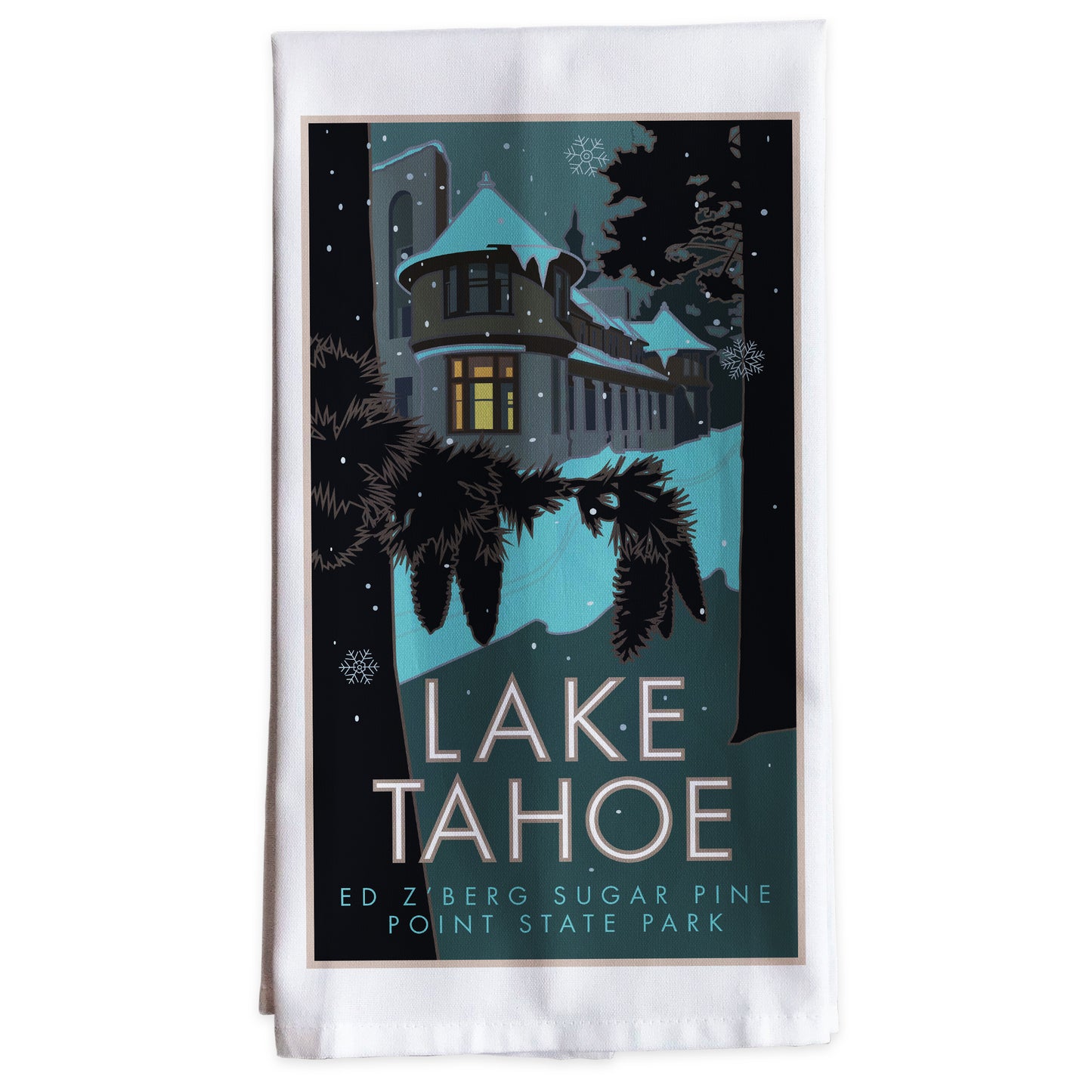 Lake Tahoe, Sugar Pine Point State Park -Tea Towel