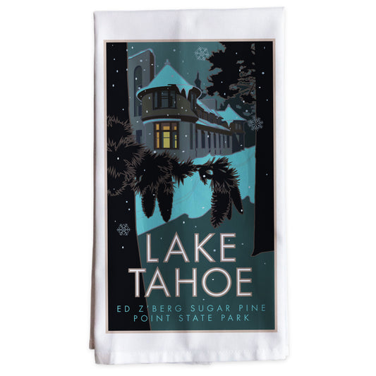 Lake Tahoe, Sugar Pine Point State Park -Tea Towel