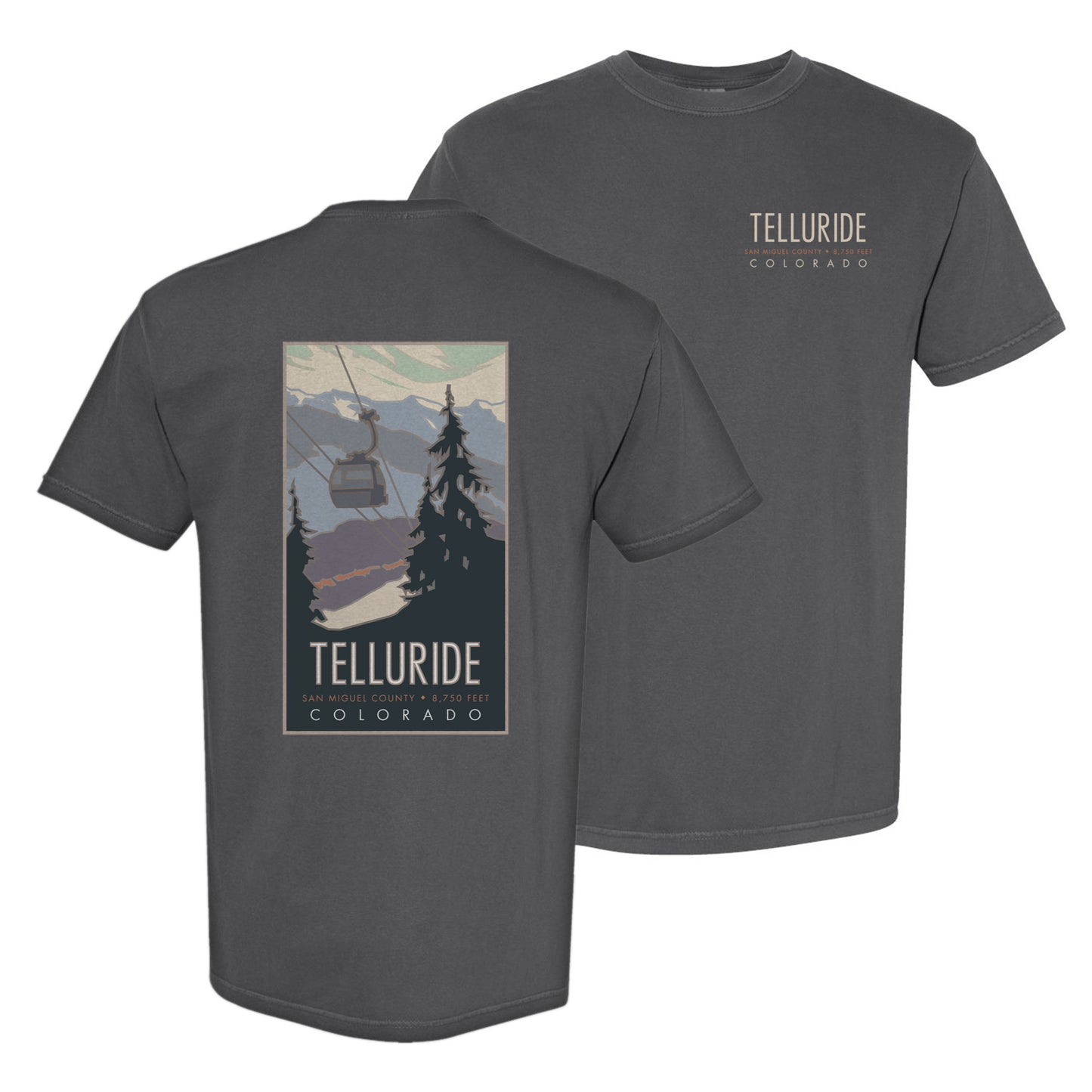 Telluride, Colorado - Comfort Colors Heavyweight T-Shirt