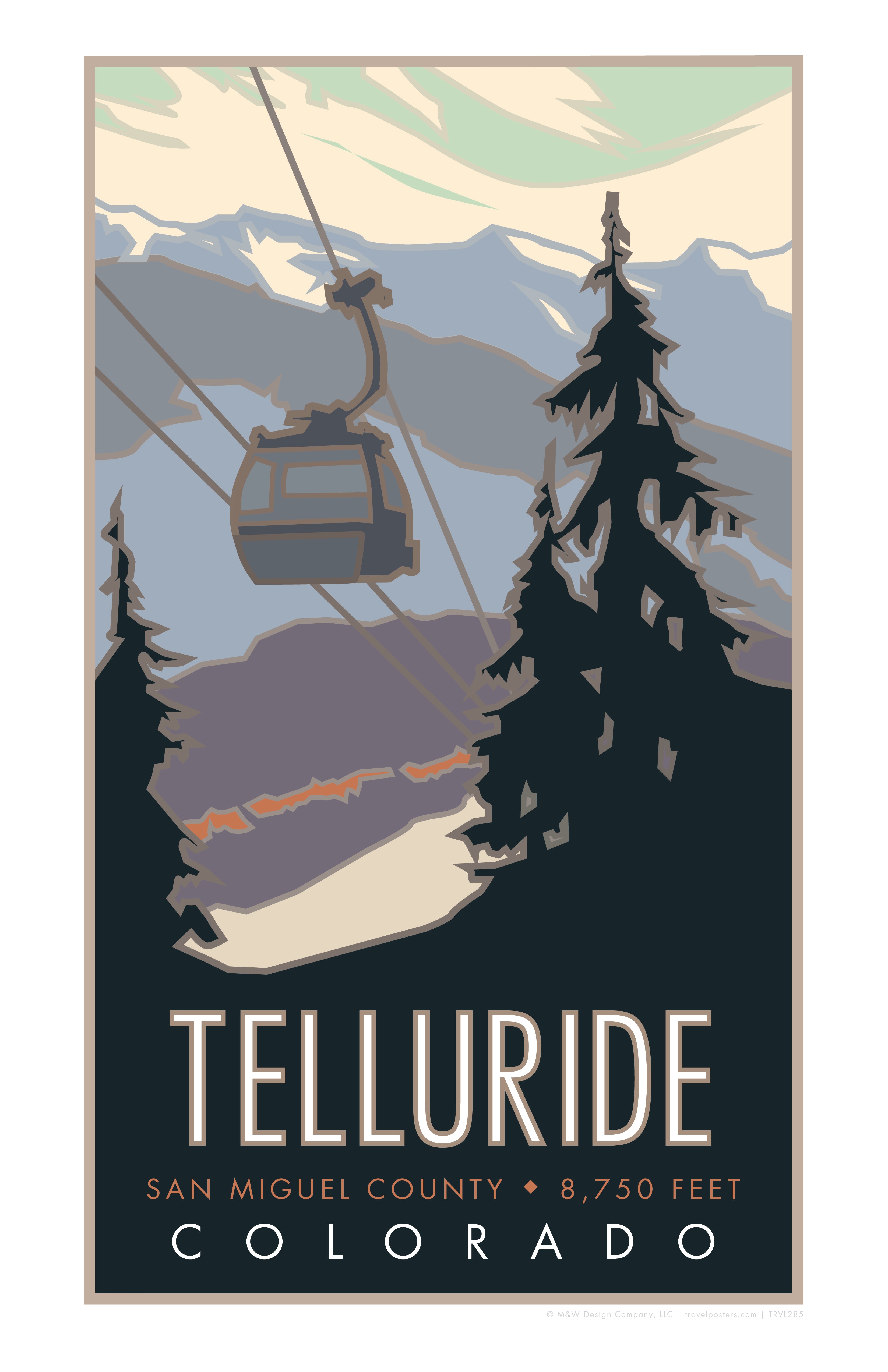 Telluride, Colorado - Poster – Travel Posters