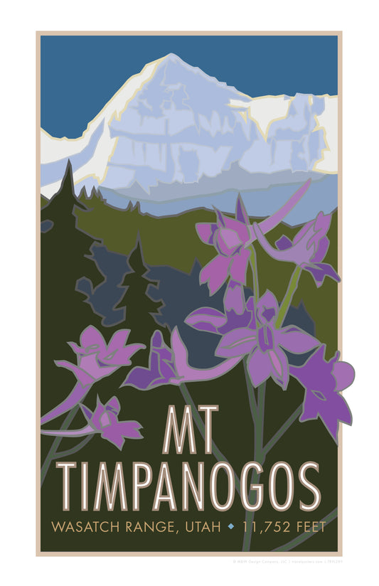 Mt. Timpanogos, Utah - Poster