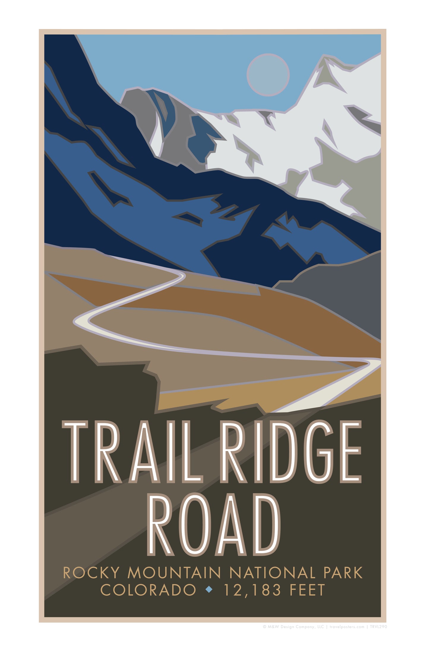 Trail Ridge Road 1 (Rocky Mountain National Park), Colorado - Poster