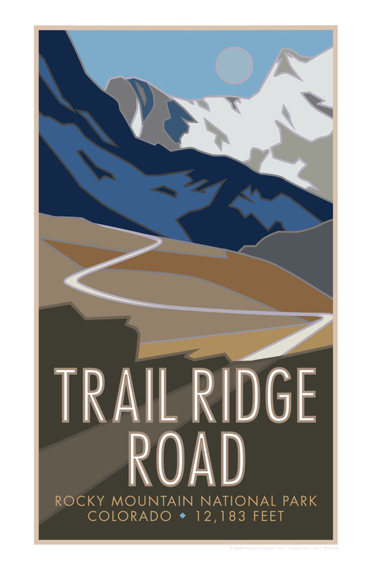Trail Ridge Road 1 (Rocky Mountain National Park), Colorado - Poster