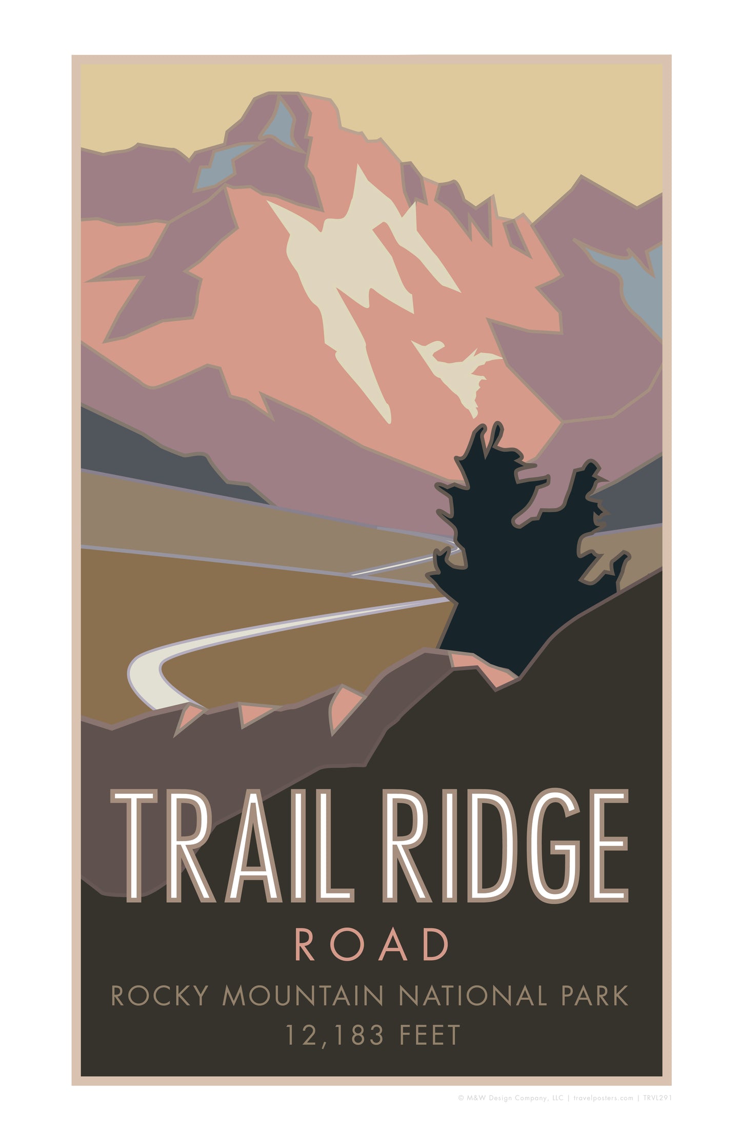Trail Ridge Road 2 (Rocky Mountain National Park), Colorado - Poster