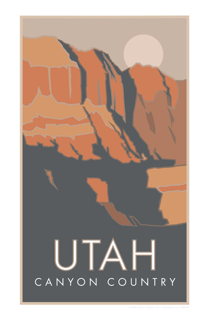 Utah Canyon Country - Poster