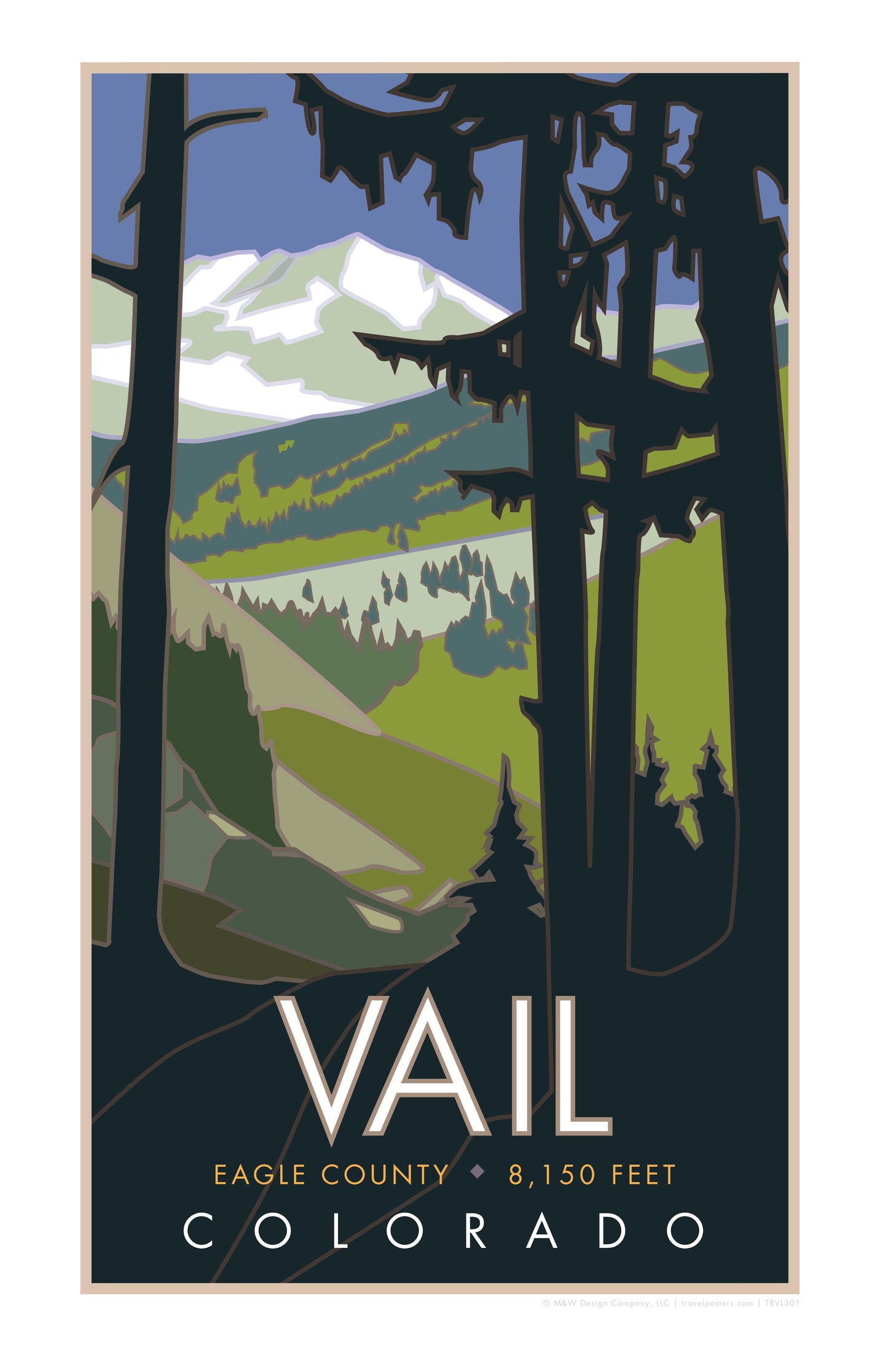 Vail Basin, Summer - Poster