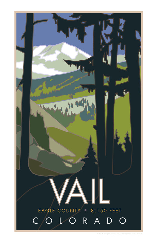 Vail Basin, Summer - Poster