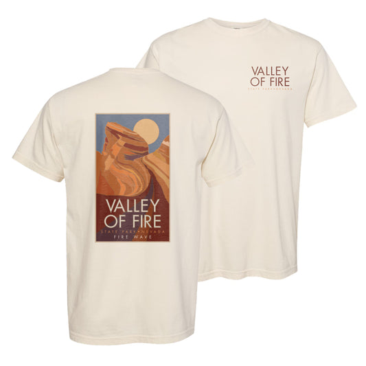 VALLEYOFFIREWAVENEVADA - Comfort Colors Heavyweight T-Shirt