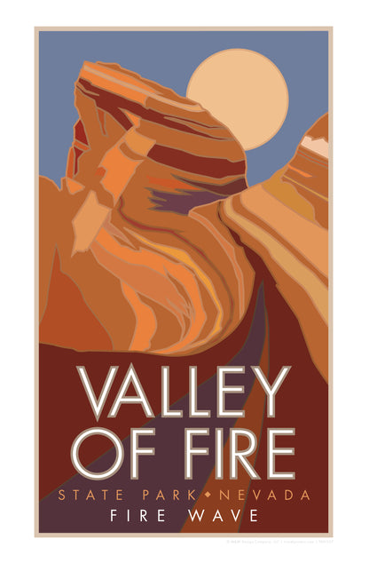 Valley of Fire State Park (Fire Wave), Nevada - Poster