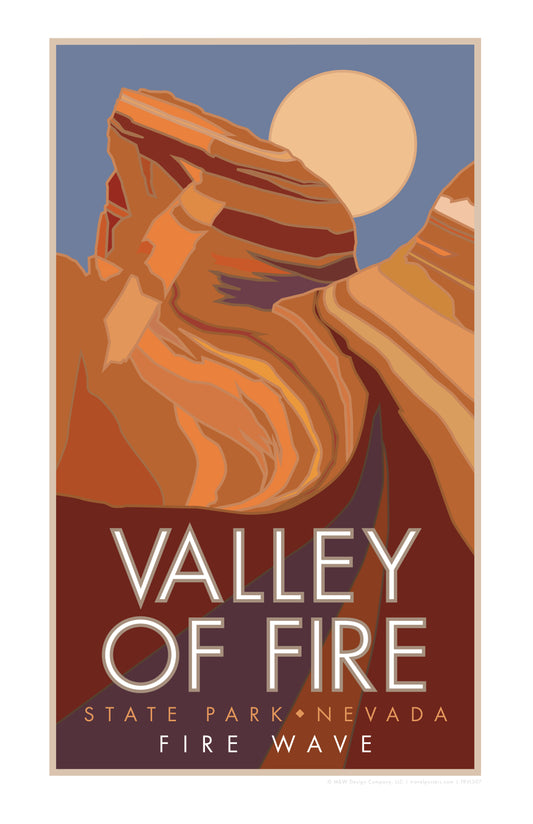 Valley of Fire State Park (Fire Wave), Nevada - Poster