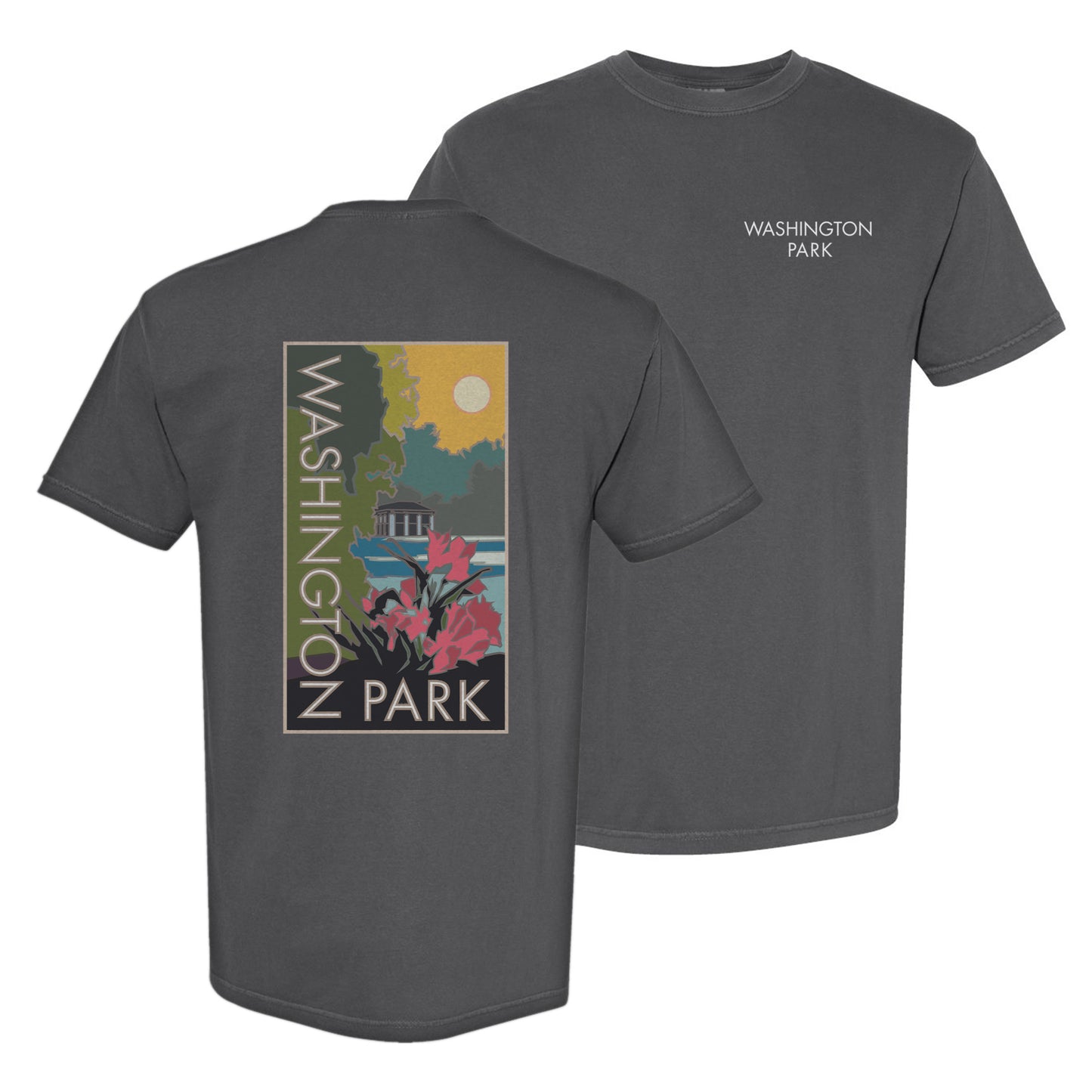 Washington Park, Denver, Colorado - Comfort Colors Heavyweight T-Shirt