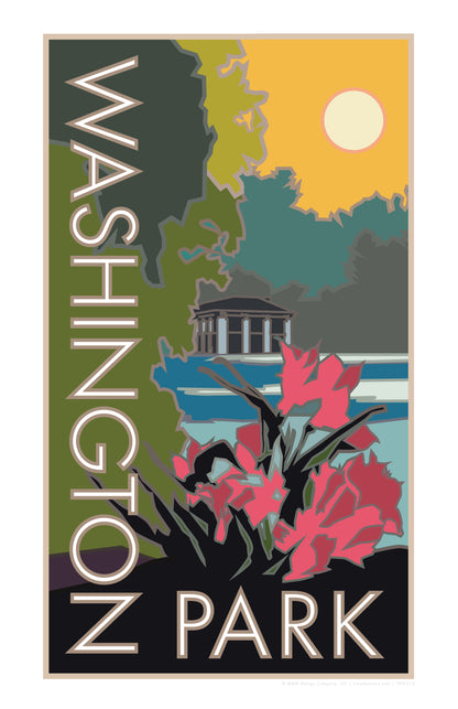 Washington Park, Denver, Colorado - Poster