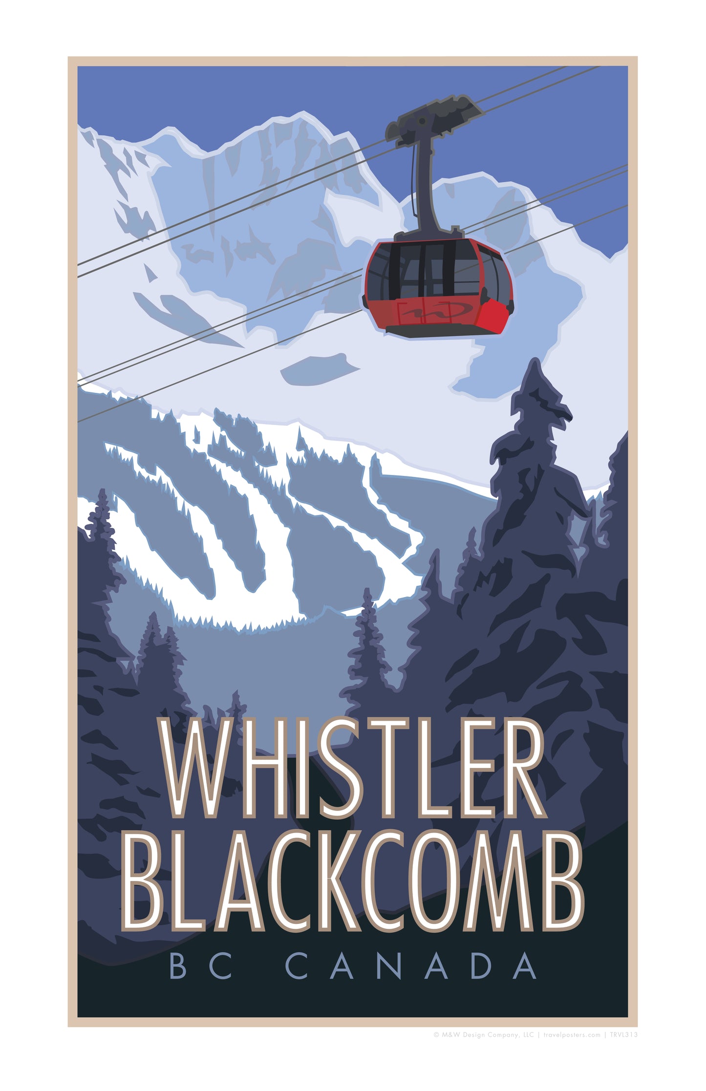Whistler Blackcomb - BC, Canada - Poster