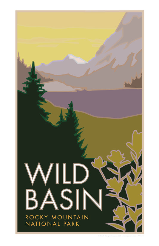 Wild Basin, Rocky Mountain National Park, Colorado - Poster