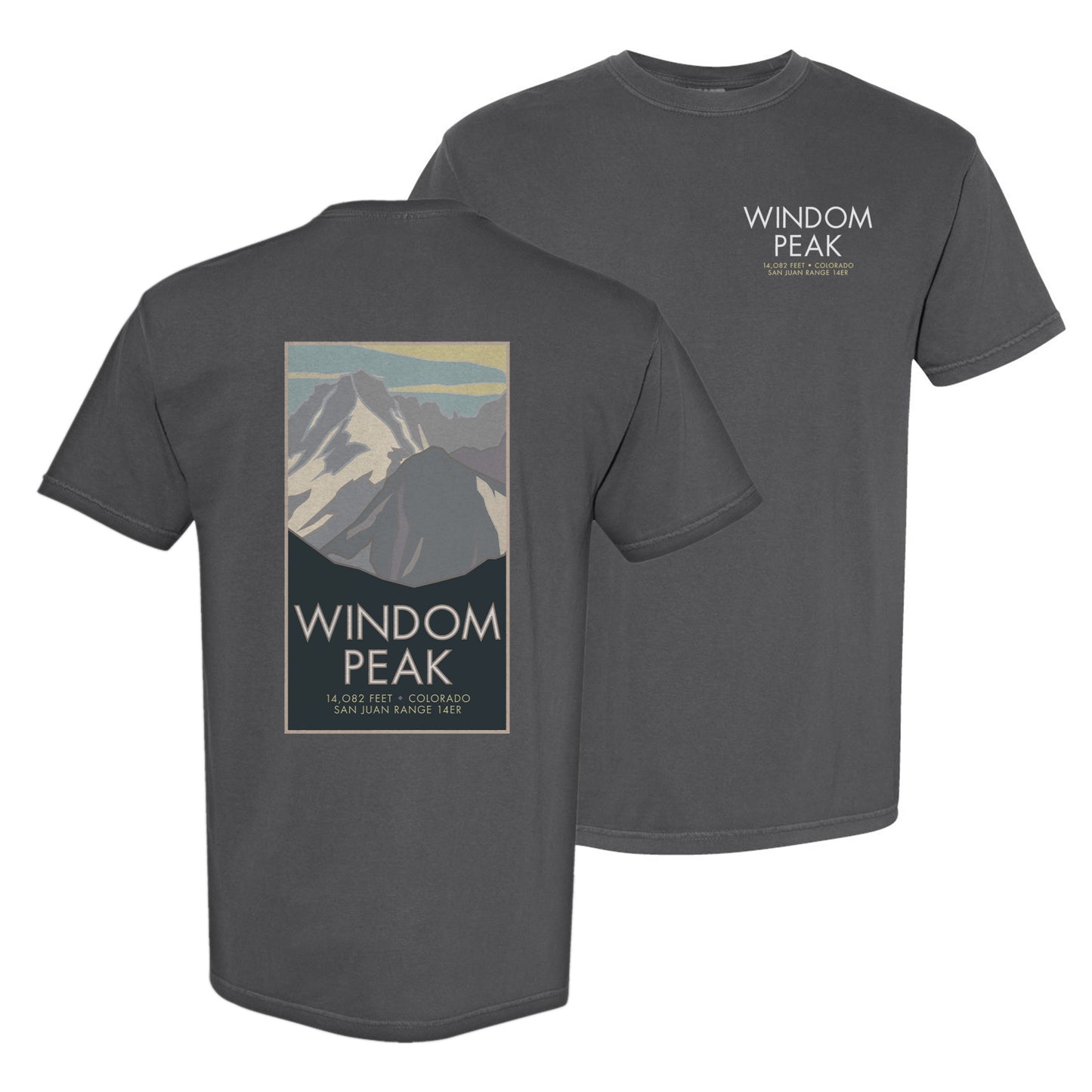 Windom Peak, Colorado - Comfort Colors Heavyweight T-Shirt