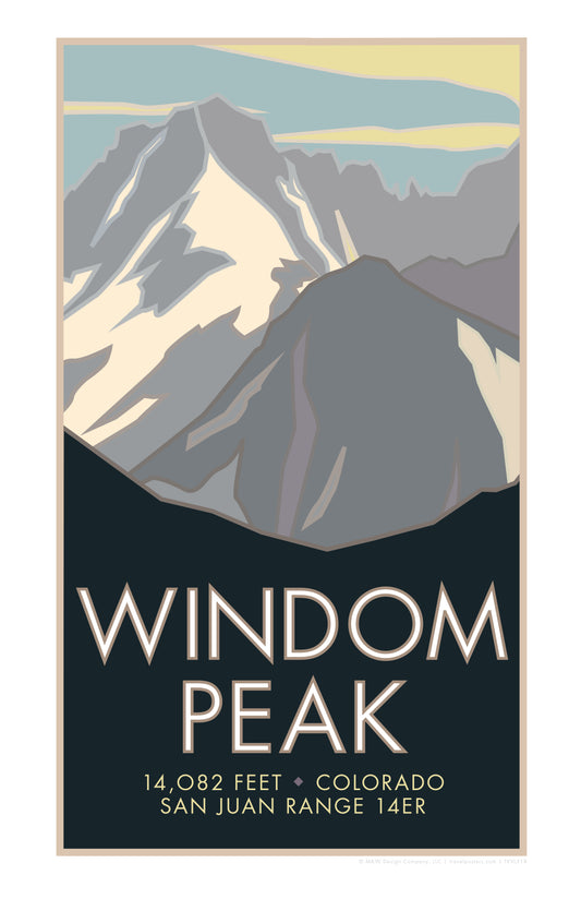 Windom Peak, Colorado - Colorado 14er - Poster