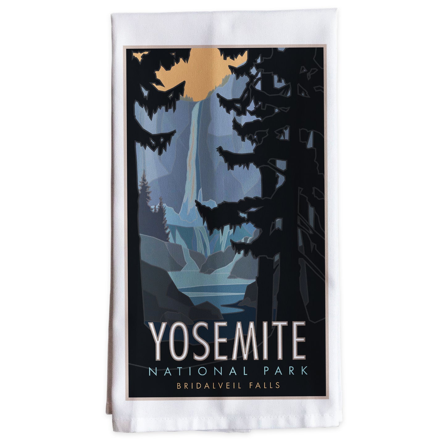 Yosemite National Park (Bridalveil Falls) -Tea Towel