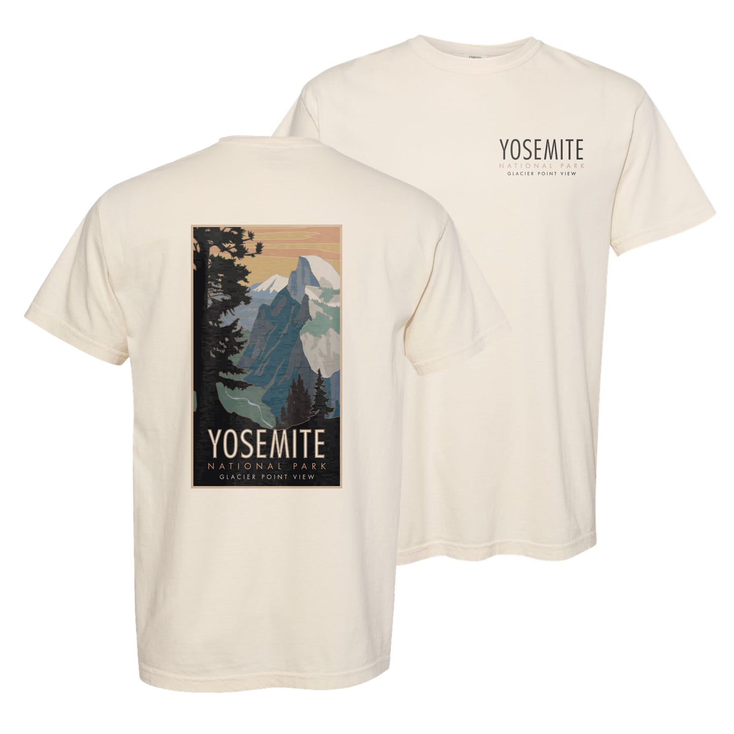 YOSEMITEGLACIERPOINT - Comfort Colors Heavyweight T-Shirt
