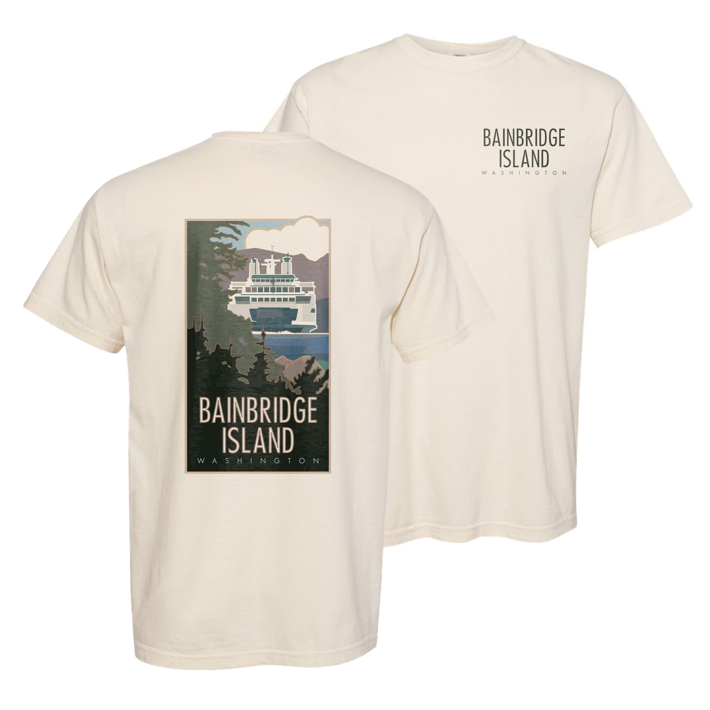 BAINBRIDGEISLAND - Comfort Colors Heavyweight T-Shirt
