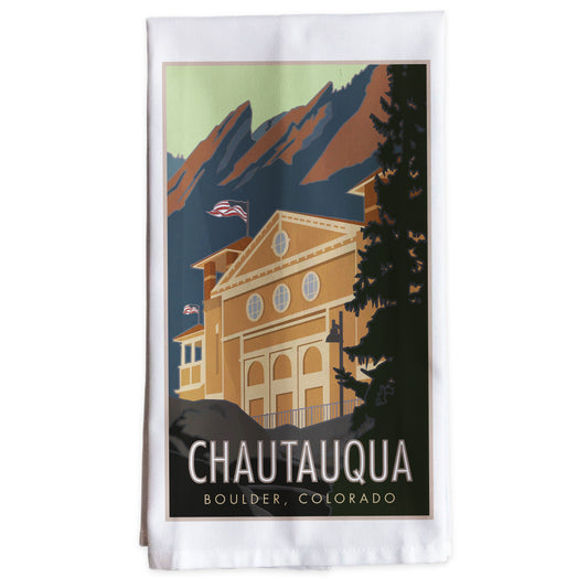 Chautauqua Boulder -Tea Towel