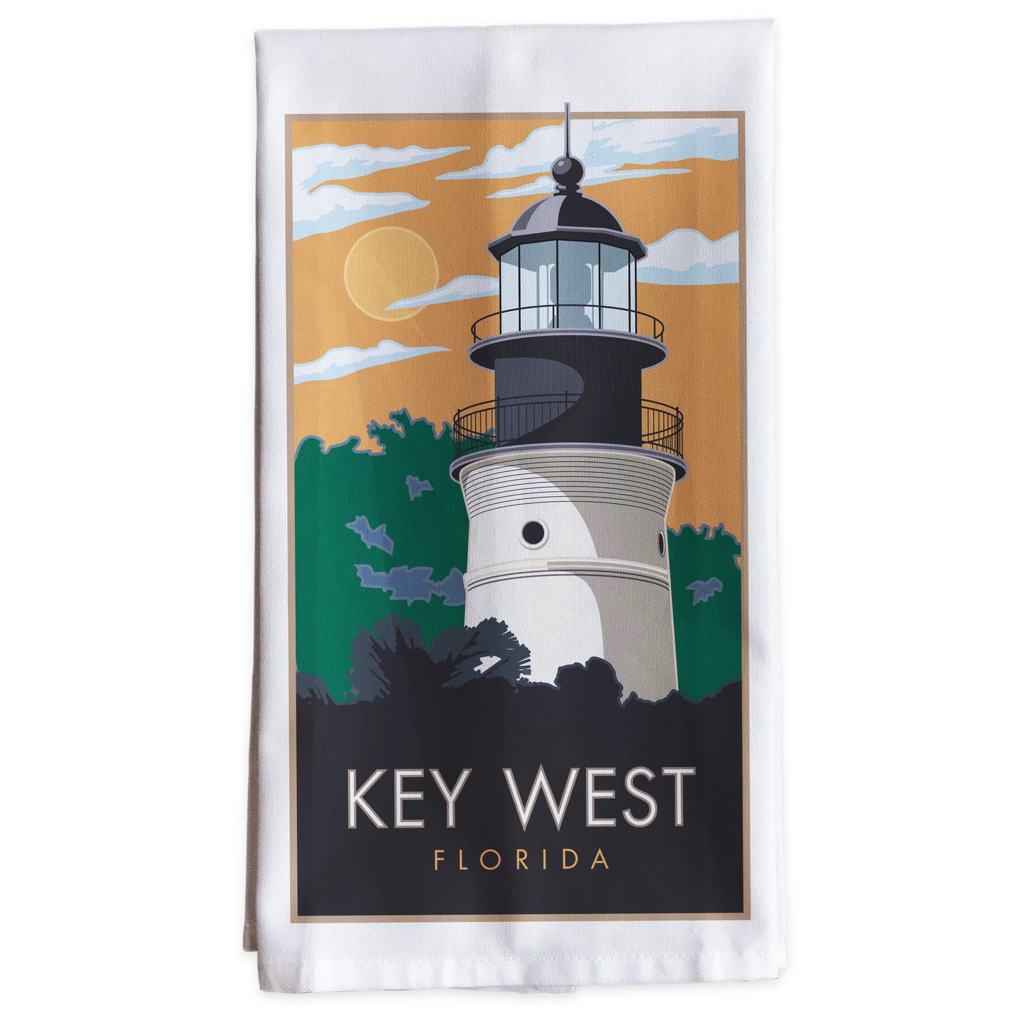Key West Lighthouse -Tea Towel