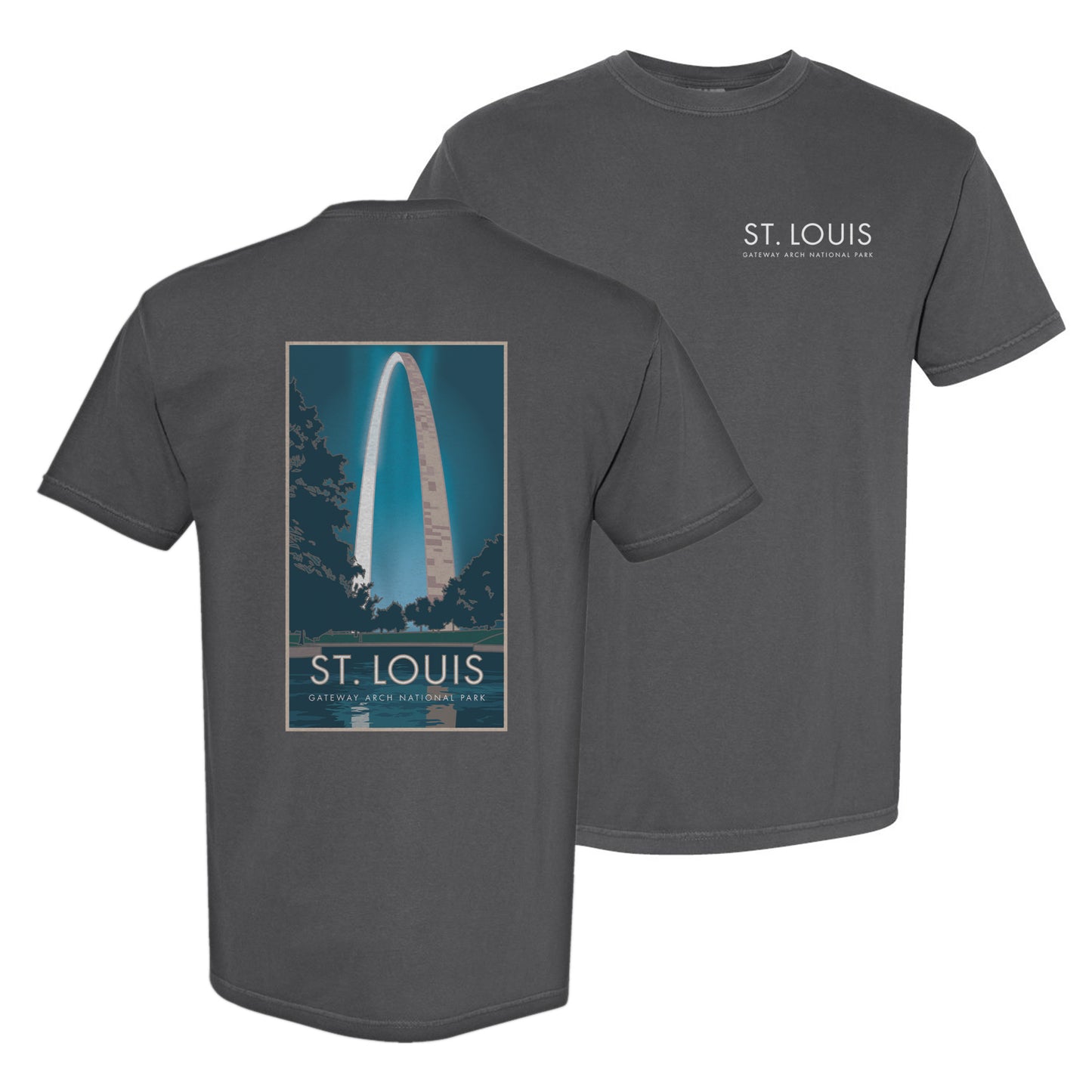 St Louis Gateway - Comfort Colors Heavyweight T-Shirt