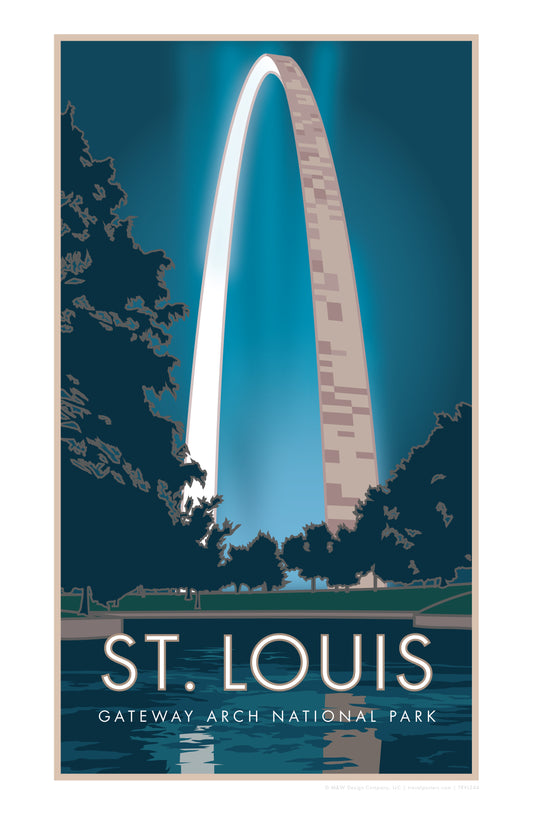 St Louis Gateway - Poster