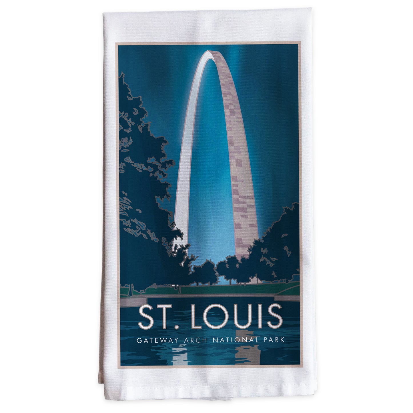 St Louis Gateway -Tea Towel