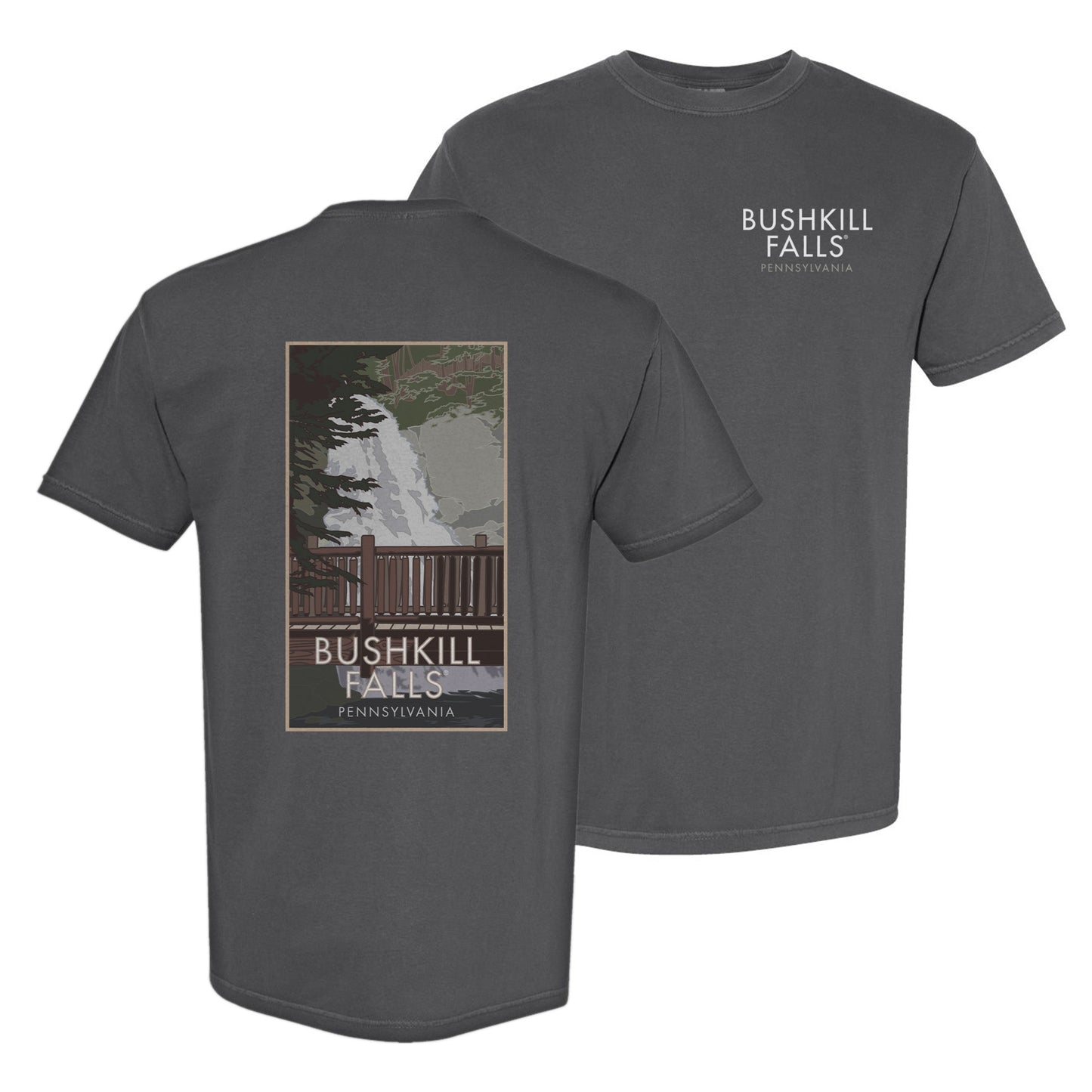 Buffalo Mountain, Summit County Colorado - Comfort Colors Heavyweight T-Shirt