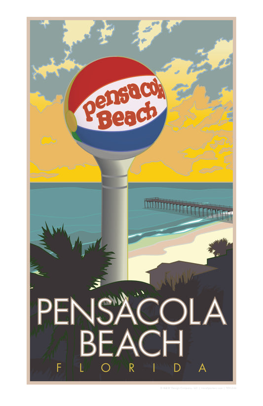 Pensacola Beach Tower - Poster