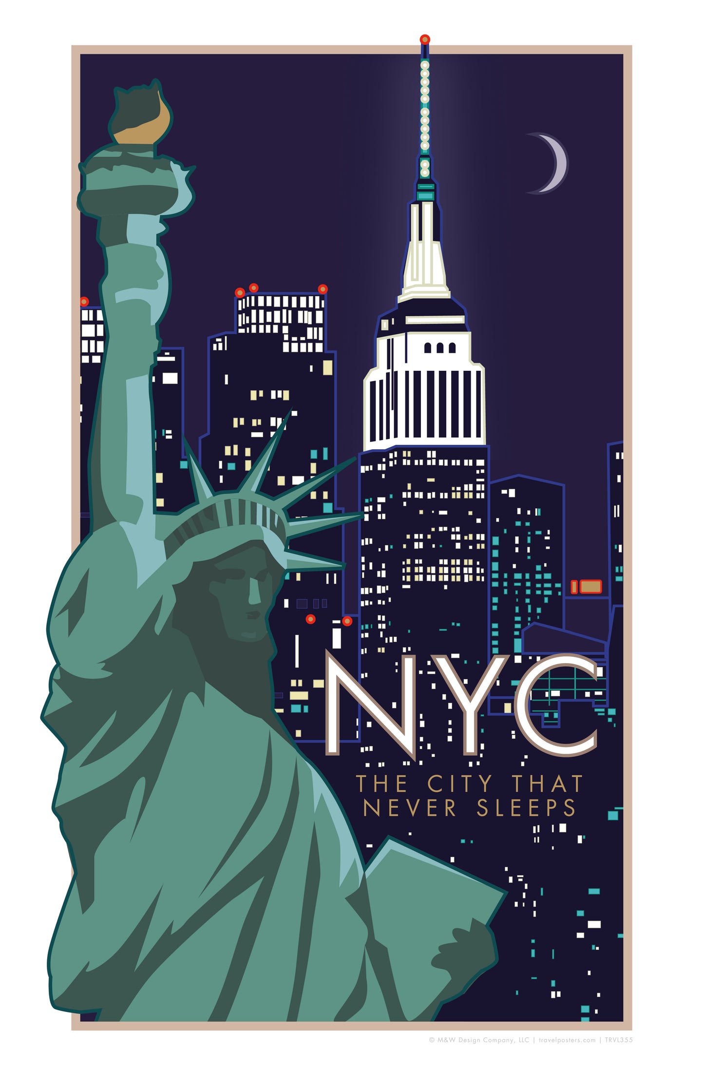 NYC Skyline - Poster