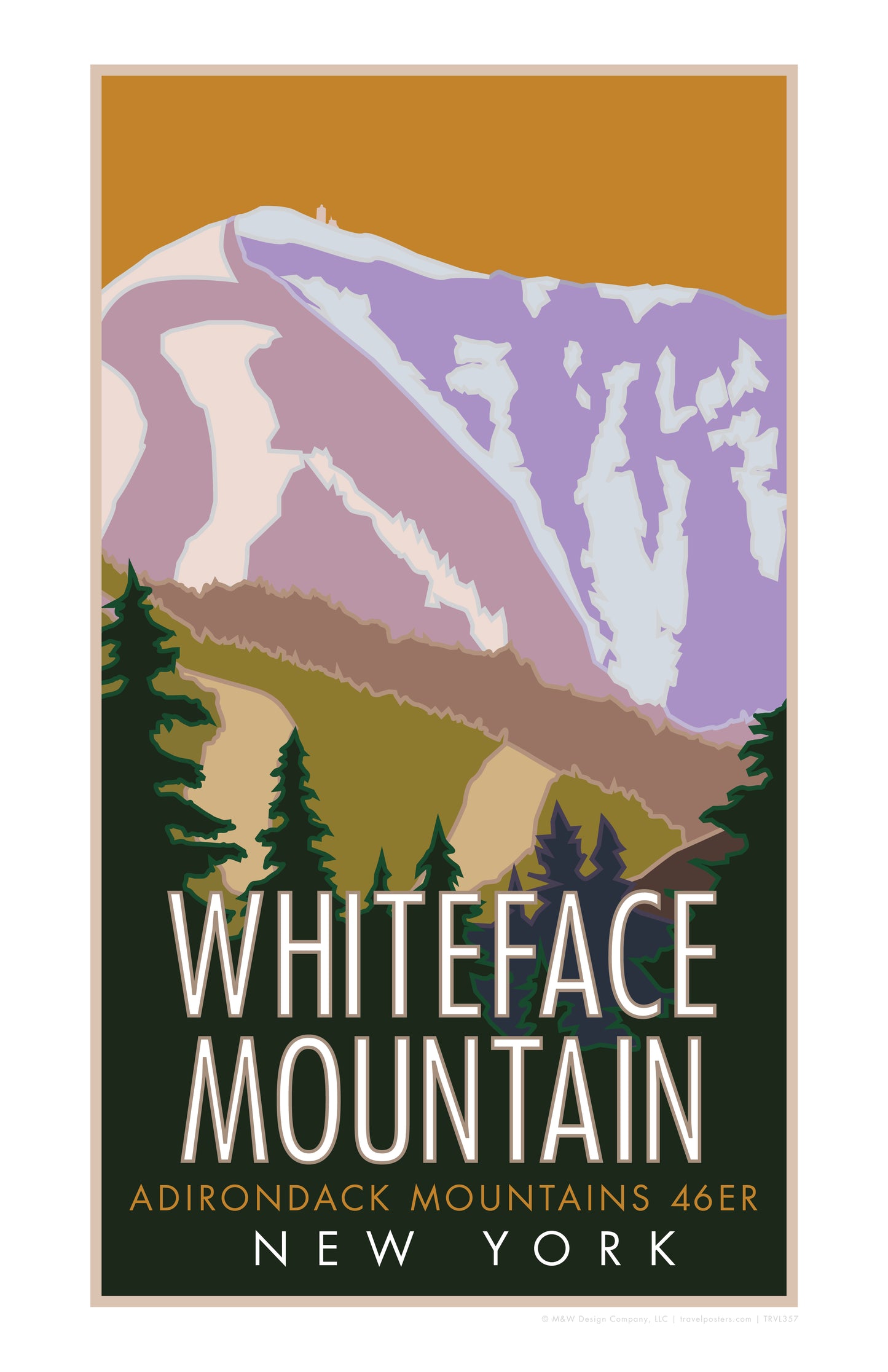 White Face Mountain - Poster