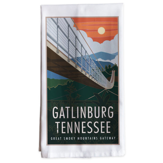 Gatlinburg Tennessee -Tea Towel