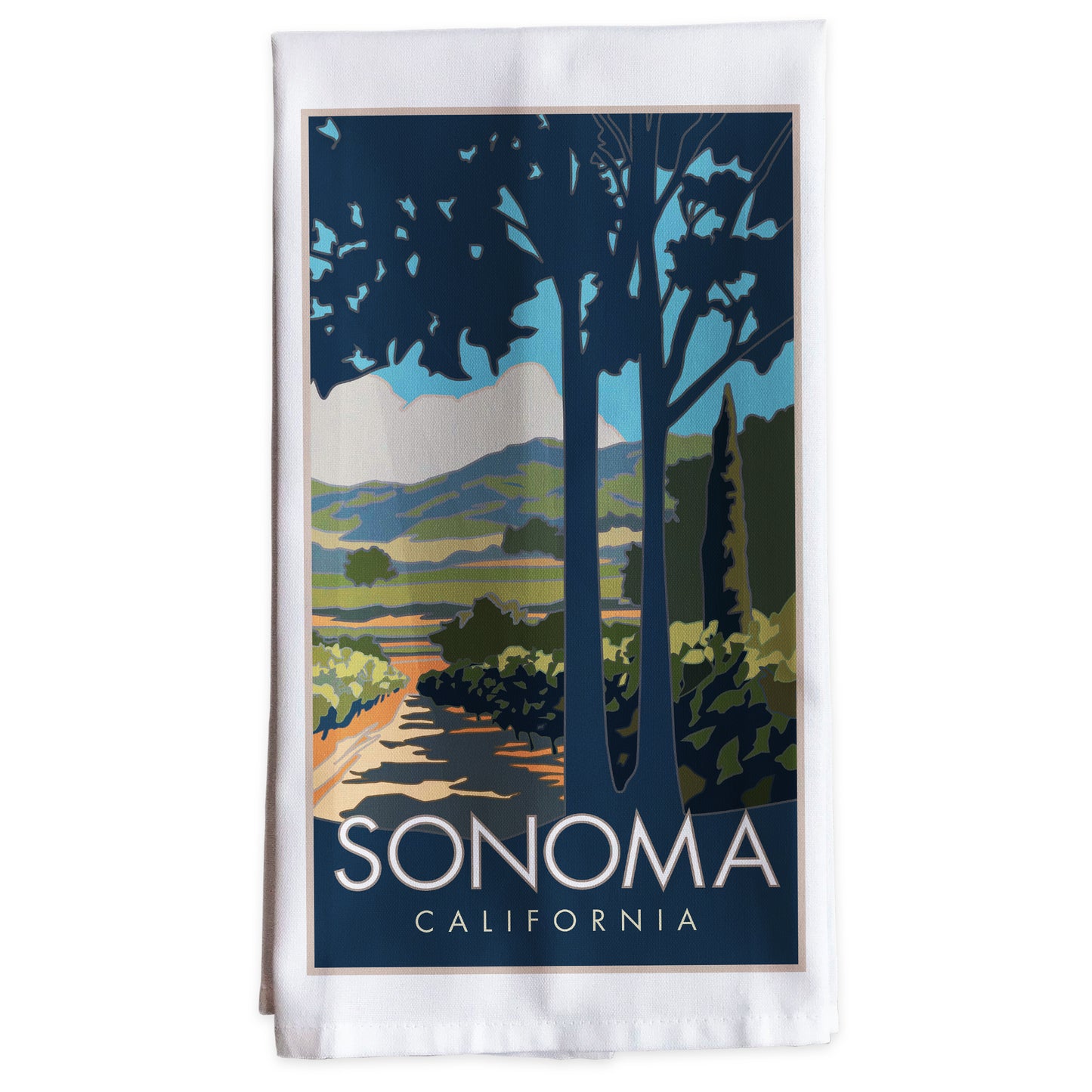 Sonoma Valley Winery -Tea Towel