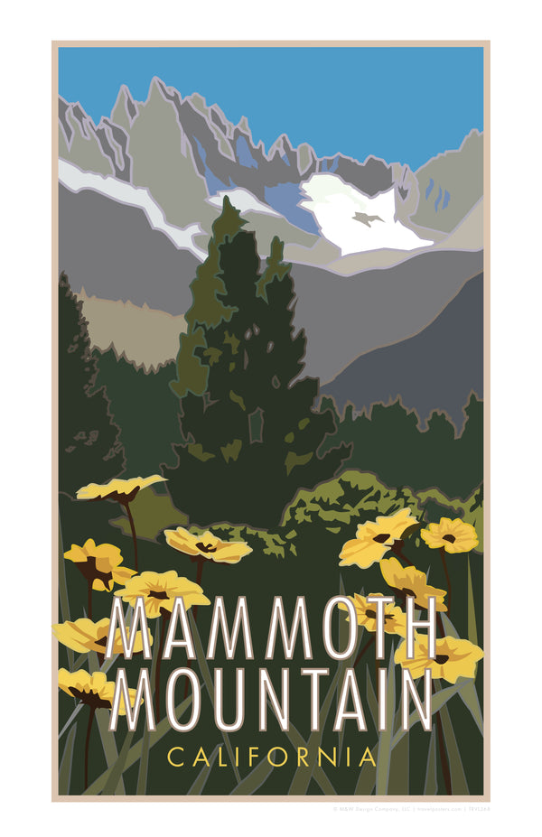 Mammoth Mountain Spring - Poster