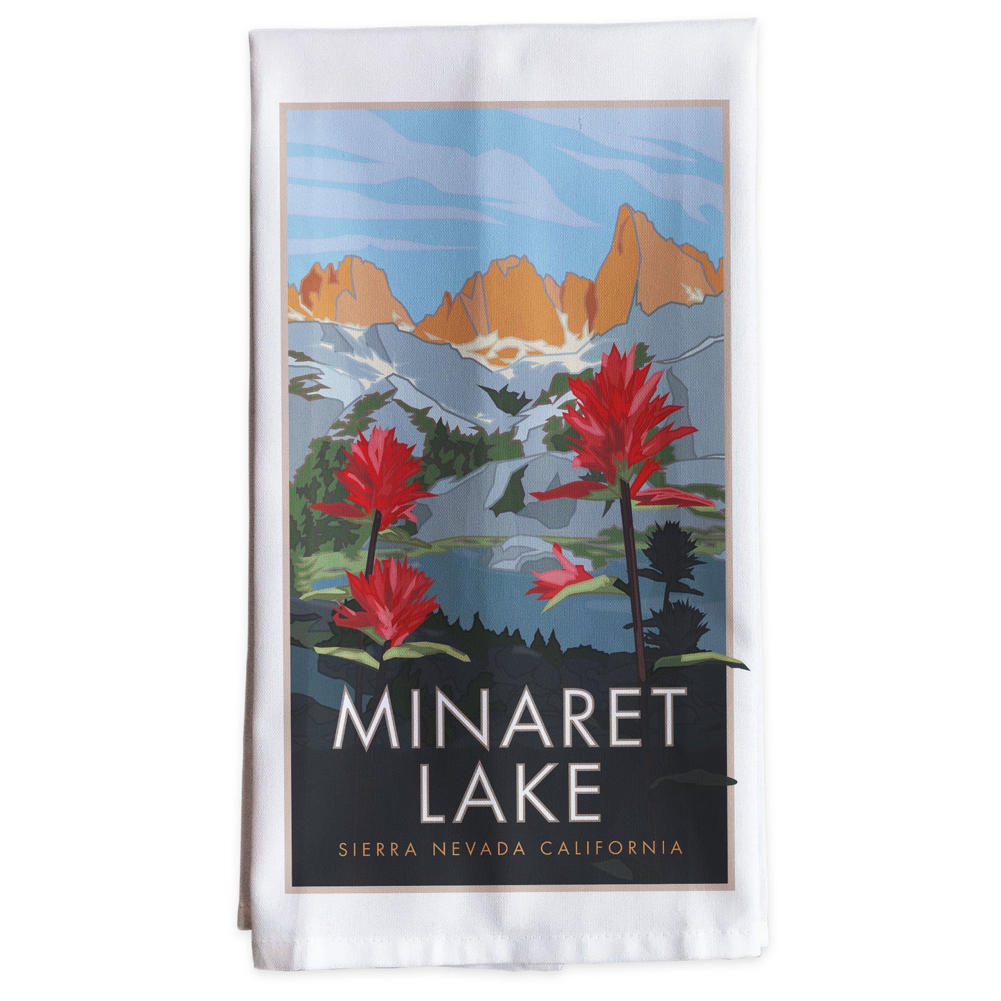 Minaret Lake -Tea Towel