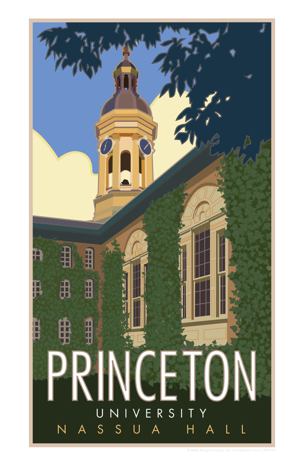 Princeton Nassua Hall - Poster