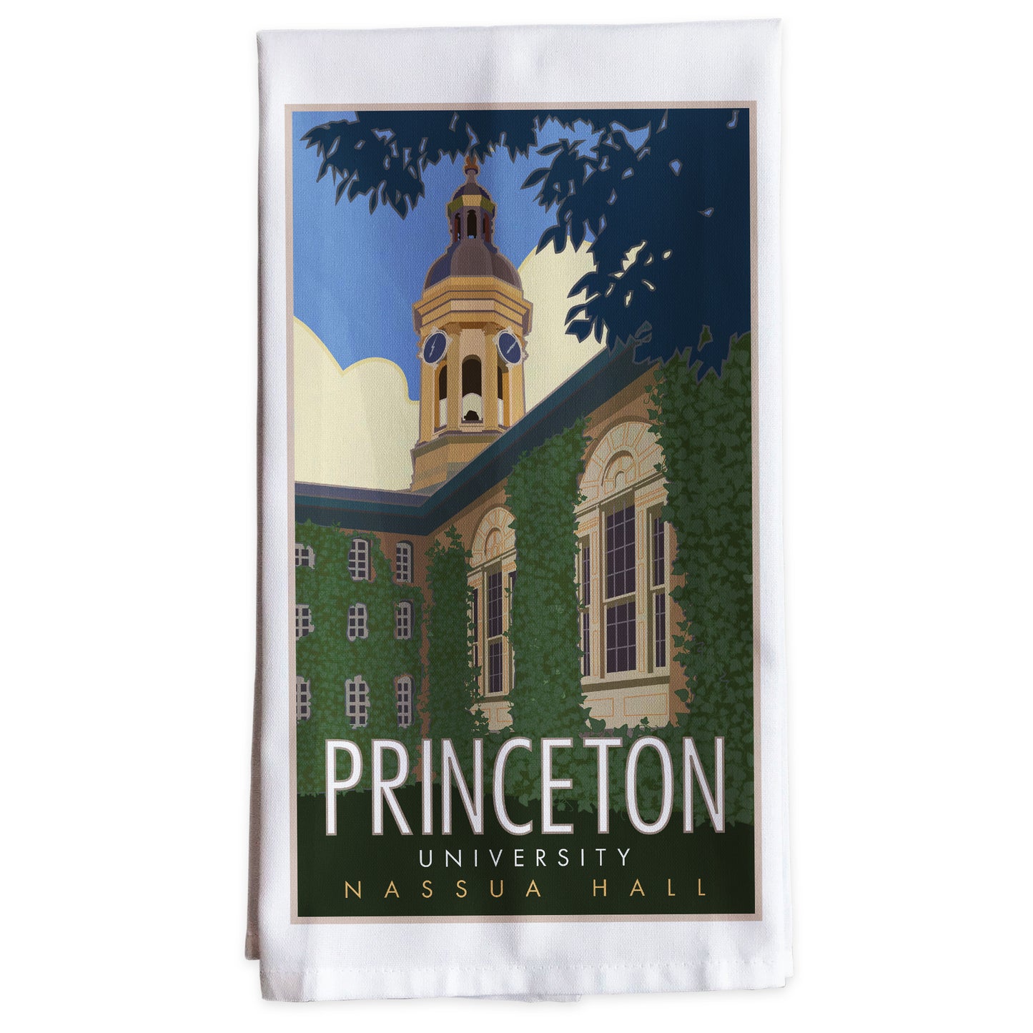 Princeton Nassua Hall -Tea Towel