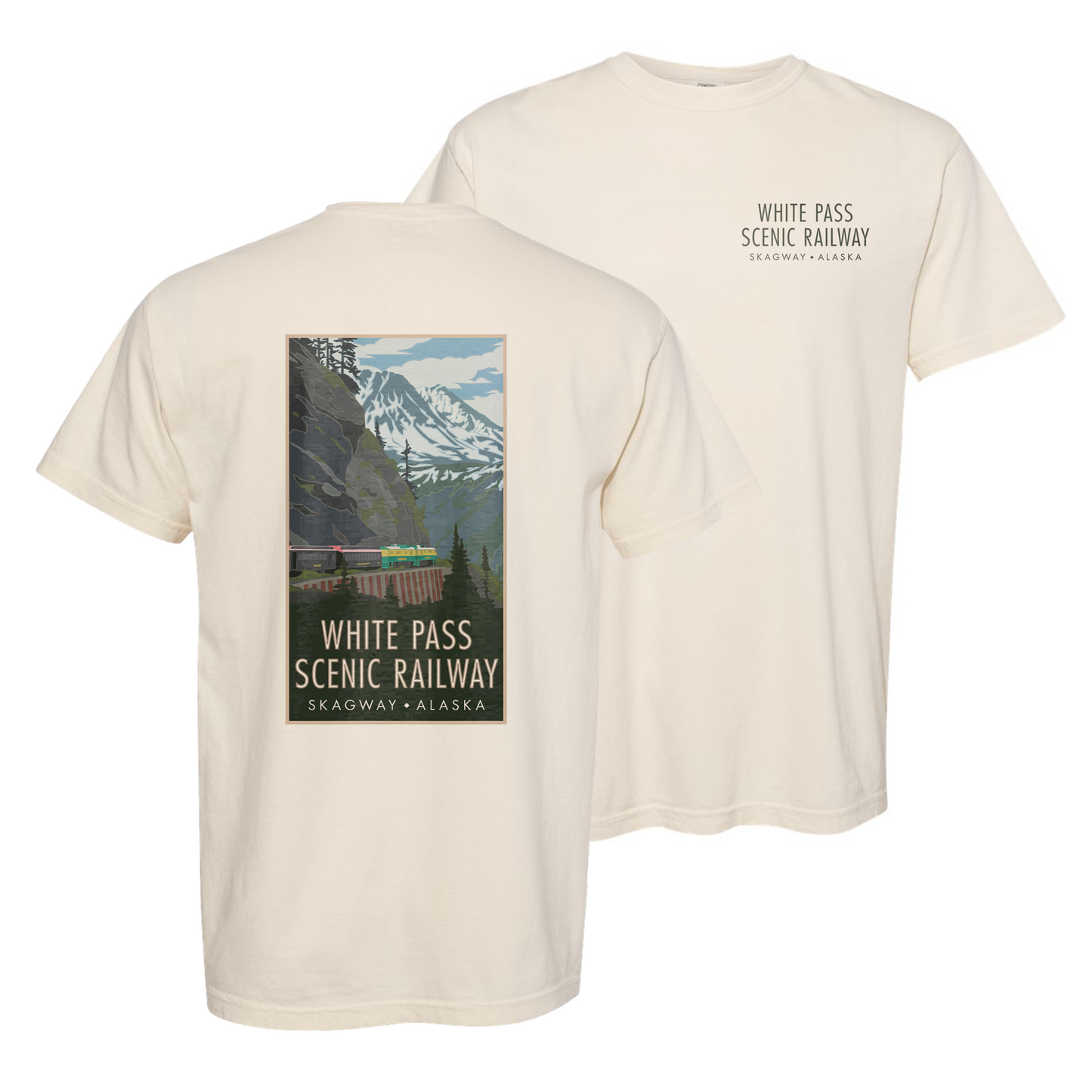 WHITEPASSRAILWAY - Comfort Colors Heavyweight T-Shirt