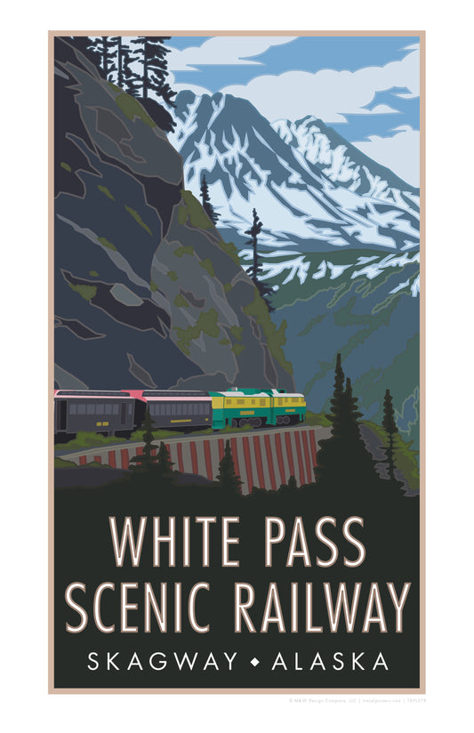 White Pass Railway - Poster