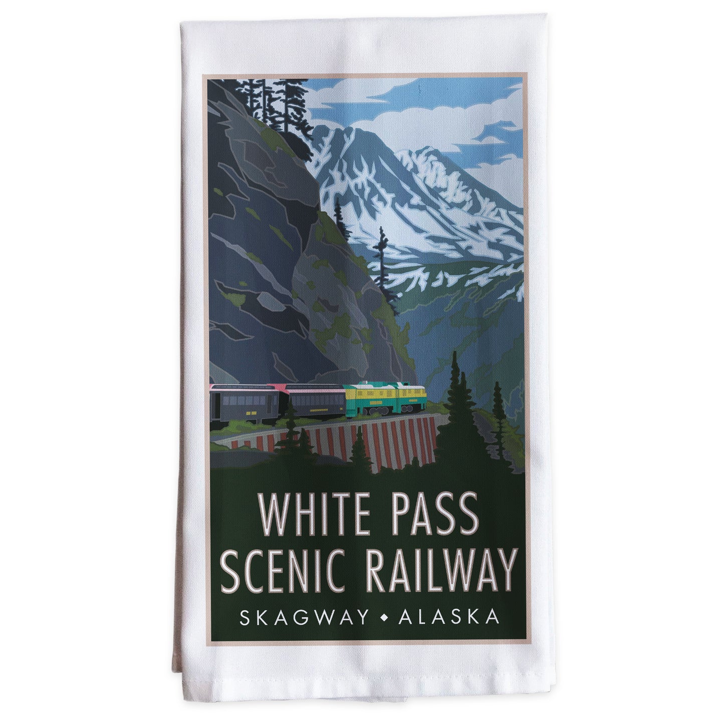 White Pass Railway -Tea Towel