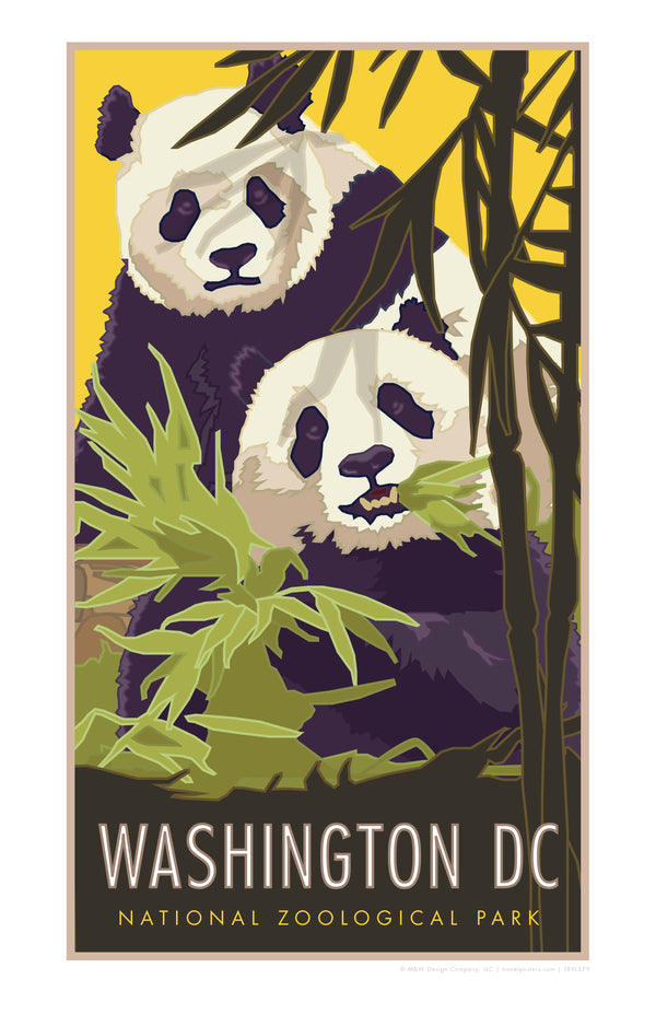 Washington DC Pandas - Poster