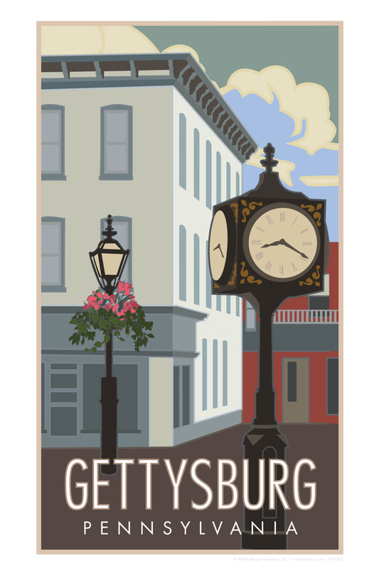 Downtown Gettysburg - Poster