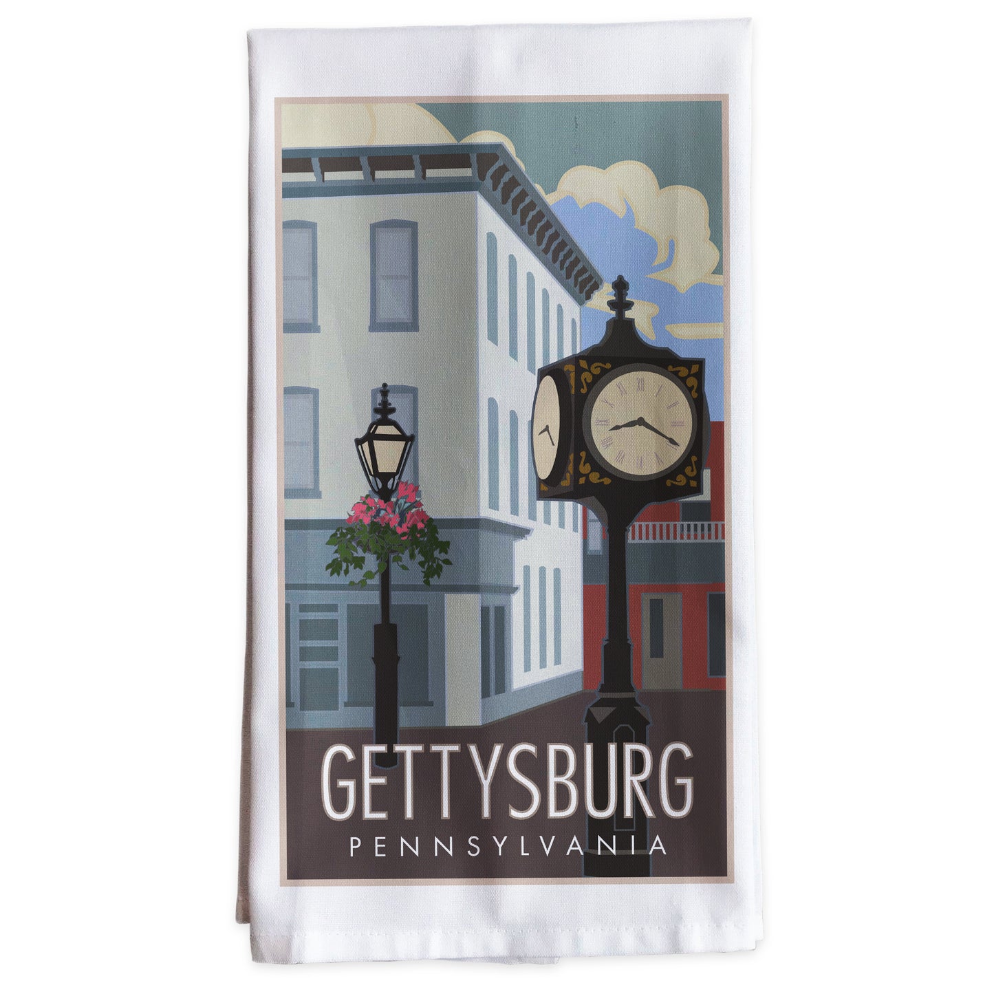 Downtown Gettysburg -Tea Towel