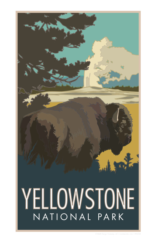 Yellowstone Bison 250th - Poster