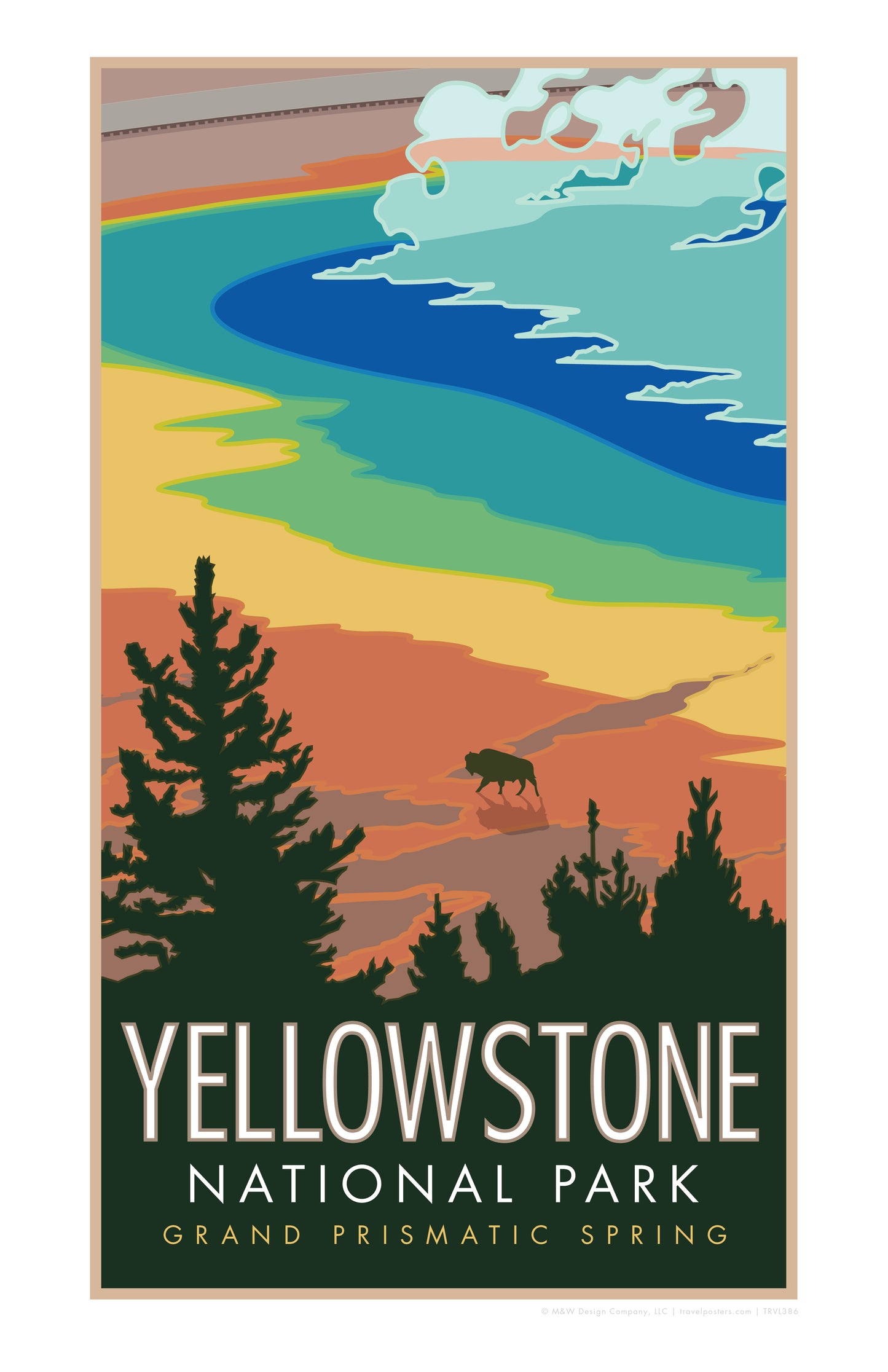Yellowstone Grand Prismatic - Poster